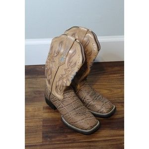 Tony Lama Women's Western Boots Size 6 Square Toe RR2115L